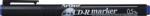 Artline CD/DVD-marker ARTLINE 883, corp plastic, varf rotund 0.5mm - albastru (EK-883-BL) - forit