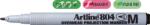 Artline OHP Non-Permanent marker ARTLINE 804, varf mediu - 1.0mm - negru (EK-804-BK) - forit