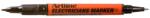 Artline Marker ARTLINE, pentru electricieni, corp plastic, 2 capete, varfuri rotunde 0.4/1.0mm - negru (EKPR-ELFT-BK)