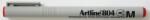 Artline OHP Non-Permanent marker ARTLINE 804, varf mediu - 1.0mm - rosu (EK-804-RE) - forit