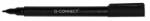 Q-CONNECT Marker CD/DVD, varf fetru - 0.6mm, Q-Connect - negru (KF13321)