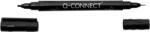 Q-CONNECT Marker CD/DVD cu 2 capete, varfuri - 0.4/1mm, Q-Connect - negru (KF11343)