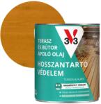V33 Terasz és kerti bútor ápoló olaj 2, 5 l Világos tölgy
