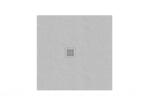 RAVAK Slate Pro 80x80 cm zuhanytálca, Smoke Grey XA03443O010 (XA03443O010)