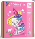 Connetix Tiles - Csillogó egyszarvú mágneses építőkészlet 56 db