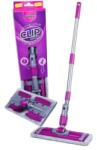 Parex Mop Plat Parex Clip cu Sistem de Prindere Rapida și Laveta din Microfibra (SMT-2039)