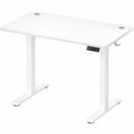 Brius Birou electric reglabil pe inaltime, cadru metalic, functie memorie 4 pozitii, 100x60x(72-120) cm, alb (EZ-LSD310WZ03)