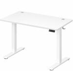 Brius Birou electric reglabil pe inaltime, cadru metalic, functie memorie 4 pozitii, 120x60x(72-120) cm, alb (EZ-LSD312WZ03)