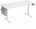 Brius Birou electric reglabil pe inaltime, cadru metalic, functie memorie 4 pozitii, 160x70x(72-120) cm, alb (EZ-LSD136WZ04)