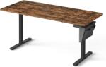 Brius Birou electric reglabil pe inaltime, functie sit-stand, 4 memorii, organizator cabluri, port USB, 180x80x72-120 cm, maro rustic (EZ-LSD138K01)