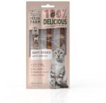 FRESH FARM Recompense pentru pisici Fresh Farm Soft Sticks cu somon 3 x 5 gr