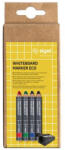 Sigel Táblamarker készlet, 1-5 mm, kúpos, SIGEL, 4 különböző szín (COSDGL013)