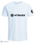 MTBIKER Tricou MTBIKER LOGO 1, alb (XXL)