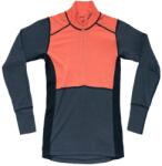 Devold Tricou damă Devold Lauparen Merino 190 Zip Neck, coral/night/ink (M)