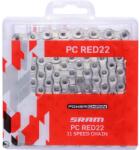 Sram Lanț SRAM PC RED22, 11 viteze, 114 zale, HollowPin, cuplă rapidă Powerlock