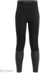 icebreaker Leggings icebreaker 125 ZoneKnit Merino Thermal damă, Black/Jet Heather (S)