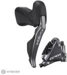 Shimano GRX Di2 ST-RX815/BR-RX810 Dual Control schimbător/frână hidr. , 11 viteze, dreapta, Flat Mount, furtun 1700 mm + plăcuțe L03A