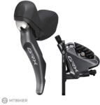 Shimano Schimbător/Frână Shimano GRX ST-RX810L/BR-RX810F stânga, 2x11, Dual Control, Flat Mount, snake. 1000 mm + plăcuțe L03A