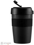 LIFEVENTURE Cana Lifeventure Insulated Coffee Cup, 350 ml, negru (350 ml)