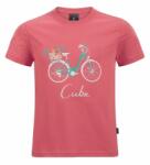 CUBE Tricou copii CUBE Organic Floral Bike, coral (L)