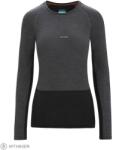 icebreaker tricou damă icebreaker 125 ZoneKnit Merino Blend Thermal, Jet Heather/Black (M)