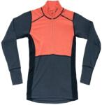 Devold Tricou damă Devold Lauparen Merino 190 Zip Neck, coral/night/ink (S)