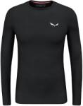 Salewa Tricou Salewa CRISTALLO WARM ALPINE MERINO, black out (48/M)