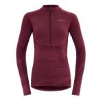 Devold Tricou Devold Standal Merino Zip Neck damă, beetroot (S)