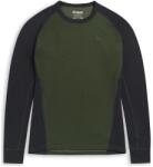 Bergans of Norway Tricou Bergans of Norway Inner: dual Merino Long Sleeve, pine forest/dark shadow grey (XL)