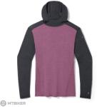 Smartwool Tricou Smartwool Classic Thermal Merino Base Layer Hoodie, charcoal/argyle purple (XL)
