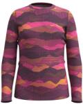 Smartwool Tricou copii Smartwool Classic Thermal Merino, purple iris mtn scape (S)