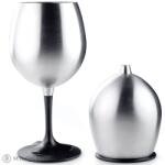 GSI Outdoors Pahar GSI Outdoors Glacier Stainless Nesting Red Wine Glass din oțel inoxidabil