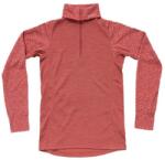 Devold Tricou damă Devold Duo Active Merino 205 Zip Neck, marsala (XS)