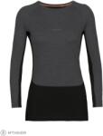 icebreaker Tricou damă icebreaker 200 ZoneKnit Merino Thermal, Jet heather/black (L)