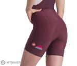 Castelli Pantaloni damă Castelli PRIMA, bordo (XS)