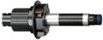 Novatec Butuc Novatec cu ax, Shimano MicroSpline, dural, cu 4 clichet, pentru butuci D902SB-B12-CL