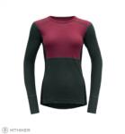 Devold Tricou damă Devold Lauparen Merino 190, beetroot/woods/ink (XL)