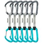 EDELRID Set expressuri EDELRID Pure Wire Set Sixpack, 10 cm, 6 buc, slate-icemint ()