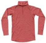 Devold Tricou damă Devold Duo Active Merino 205 Zip Neck, marsala (L)