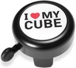 CUBE Clopoțel CUBE I LOVE MY CUBE, negru/alb