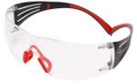 3M SecureFit SF401SGAF-RED EU Ochelari de protecție, lentilă transparentă (7100148026)