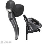 Shimano GRX BL-RX810L/BR-RX810F manetă stânga/frână, 1x11, Flat Mount, furtun 1000 mm + plăcuțe L03A