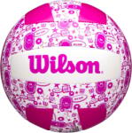 Wilson Stamp röplabda, hivatalos méret - lila/fehér