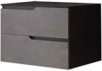 Fluminia Mobilier cu blat pentru lavoar Fluminia, Bari 80, urban grey (BARI82-T-NM-UG-L)