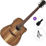 Ibanez V40WSCE-OPB Standard SET Open Pore Brown Chitară electro-acustică Dreadnought