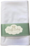 Soffi Baby Baby takaró pamut dupla fehér 80x100cm - babamarket
