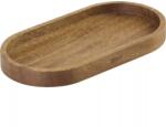 AdHoc Tavă din lemn de acacia Posto 14 × 7, 5 cm Tava
