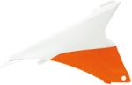 RACETECH Bal Oldali Légterelő Fedél Fehér/Narancs KTM SX85 RACETECH Váz, idomok és járműkiegészítők Idomok és burkolati elemek Légszűrőház-fedelek és oldalpanelek