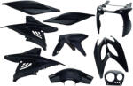 Edge Bikeparts Burkolatkészlet EDGE 9 db fekete metálos Yamaha Aerox, MBK Nitro motorhoz Edge Bikeparts Váz, idomok és járműkiegészítők Idomok és burkolati elemek Komplett idom- és burkolatkészletek