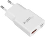VEGER Incarcator de retea MOBILE CHARGER WALL USB/30W1A1C (30W1A1C) - pcone